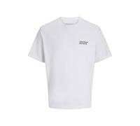 JACK & JONES T-Shirt Jcocalma Back Print SS Crew Neck pour Homme, Blanc éclatant., L