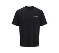 JACK & JONES T-Shirt Jcocalma Back Print SS Crew Neck pour Homme, Noir, S