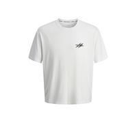 JACK & JONES T-Shirt 'JCOCNZ BERLIN' noir / blanc, Taille S