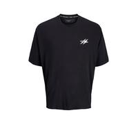 JACK & JONES T-Shirt 'JCOCNZ BERLIN' noir / blanc, Taille XL