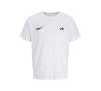 JACK & JONES T-Shirt 'JCOCNZ PARIS' noir / blanc, Taille XL