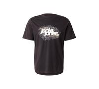 JACK & JONES T-Shirt 'JCOGRID' beige / noir / blanc, Taille M