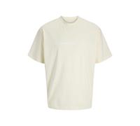 JACK & JONES T-Shirt Jcoinfinity Placement SS Crew Neck pour Homme, Sweet Corn, L
