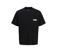 JACK & JONES T-Shirt Jcosago One Color Print SS Cre Pls pour Homme, Noir, 5XL
