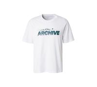 JACK & JONES T-Shirt 'JJBRAT' roseau / vert foncé / blanc, Taille M