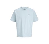 JACK & JONES T-Shirt 'JJEArchive' marine / bleu pastel, Taille L