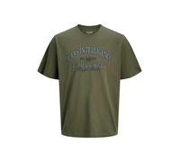 JACK & JONES Jjedenver Graphic Tee SS O-Neck Noos T-Shirt, Vert Olive, M