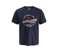 JACK & JONES T-Shirt Jjelogo SS O-Neck 2 Col Ss26 Sn, Sky Captain, S, Sky Captain., S