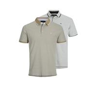 Jack & Jones Paulos Short Sleeve Polo 2 Units Gris XS Homme