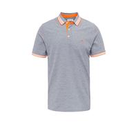 JACK & JONES T-Shirt 'JJEPaulos' bleu fumé / mandarine / blanc, Taille L