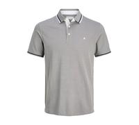 JACK & JONES T-Shirt 'JJEPaulos' gris / noir / blanc, Taille S