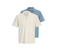 JACK & JONES T-Shirt 'JJKANE' crème / bleu clair, Taille M