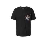 JACK & JONES T-Shirt 'JORMONTAUK' gris clair / saumon / noir, Taille XS