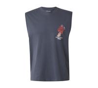 JACK & JONES T-Shirt 'JORMONTAUK' marron / gris foncé / rouge foncé / blanc, Taille L