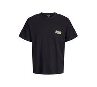 JACK & JONES T-Shirt 'JORMontauk' sable / indigo / bleu ciel / noir, Taille M