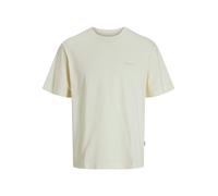 JACK & JONES T-Shirt 'JORPAROS EASTER' azur / blanc cassé, Taille L