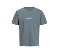JACK & JONES T-Shirt 'JORVesterbro' saphir / blanc, Taille XS