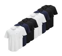 JACK&JONES T-Shirt, Lot de 10 - JPRBLABRODY Crew Neck 10PK Manches Courtes
