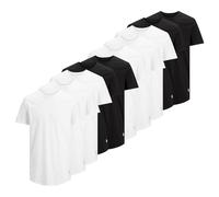 JACK & JONES T-Shirt noir / blanc, Taille M