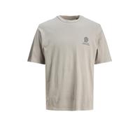 JACK & JONES T-Shirt 'Pete' graphite / gris clair, Taille M