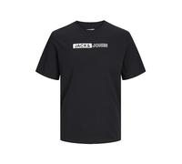 Jack & Jones T-Shirt pour Homme avec Logo Jjecorp Play SS O-n Noos Pls, Noir/imprimé : Play 5, 5XL