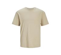 Jack & Jones T-shirt rayé à col rond pour homme, Fields of Rye, XXL
