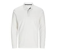 Jack & Jones T-Shirt uni à Manches Longues pour Homme, Cloud Dancer, S