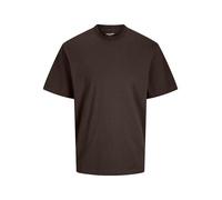 JACK & JONES T-Shirt Uni | Wide Fit, Uni, Manches courtes, Casual, Température maximale 40°C programme très doux