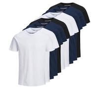JACK&JONES T-Shirts Homme, Lot De 10 - JJEORGANIC Col Rond Manches Courtes