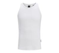 JACK & JONES Tank Top Débardeur Jcoconcrete Washed Rib, Blanc éclatant, XXL Hommes