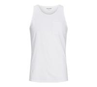 JACK & JONES Tanktop Débardeur Jjjake Tampa Pocket Slub, Blanc, M Hommes