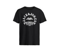 JACK & JONES Tee Crew Neck Jprblurobar SS T-Shirt à col Rond FST Pls, Black Beauty, 3XL Hommes