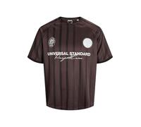 JACK & JONES Tee Jcocover SS Sn T-Shirt de Football rétro, Phoque, XL Hommes