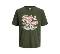 JACK & JONES Tee Jjelogo T-Shirt SS Oneck 2 Col Aw25 Noos Pls, Sac fourre-Tout, 6XL Hommes