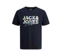 JACK & JONES Tee Jjgeplas T-Shirt SS Crew Neck Pls, Sky Captain, 5XL Hommes