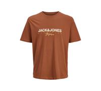 JACK & JONES Tee Jorcanggu T-Shirt SS Crew Neck FST JNR, Arabian Spice, 12 Ans Hommes