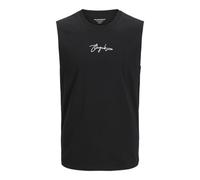 JACK & JONES Tee Jorscript SL Crew Neck SMU T-Shirt, Noir, S Hommes