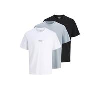 JACK & JONES Jjesoho Lot de 3 t-Shirts à col Rond