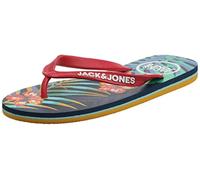 JACK & JONES Tongs Jfwprint Tropical Pack Tongs pour homme, Majolica Blue, 40/41 EU