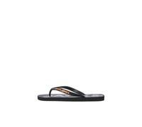 JACK & JONES Tongs pour homme avec logo Jfwlogo Palm Print, anthracite, 44/45 EU