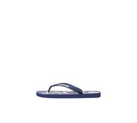 JACK & JONES Tongs pour homme avec logo Jfwlogo Palm Print, Bleu médiéval, 42/43 EU