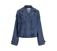 JACK & JONES Trench Coat JXCARLIE Trench Coat Medium Blue Denim M Medium Blue Denim M