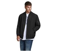 Veste bomber Courte Baseball Manches longues Noir Noir XXL