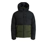 JACK & JONES Veste d’hiver 'EOWEN' olive / noir, Taille XL