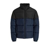 JACK & JONES Veste d’hiver 'JJMaze' bleu foncé / noir, Taille M