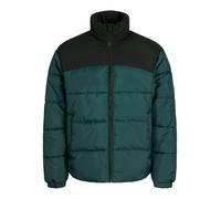 JACK & JONES Veste d’hiver 'JJMOON' émeraude / noir, Taille XS