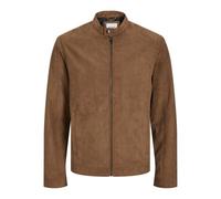 Jack & Jones Dylan Clean Leather Jacket Marron M Homme