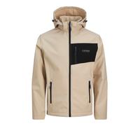 JACK & JONES Veste fonctionnelle beige / gris / noir, Taille XS