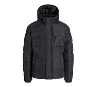 JACK & JONES Veste matelassée Jjmorgan pour Homme, Noire, Taille L, Noir, L