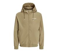 JACK & JONES Veste mi-saison 'JJERush' beige foncé / blanc, Taille XXL